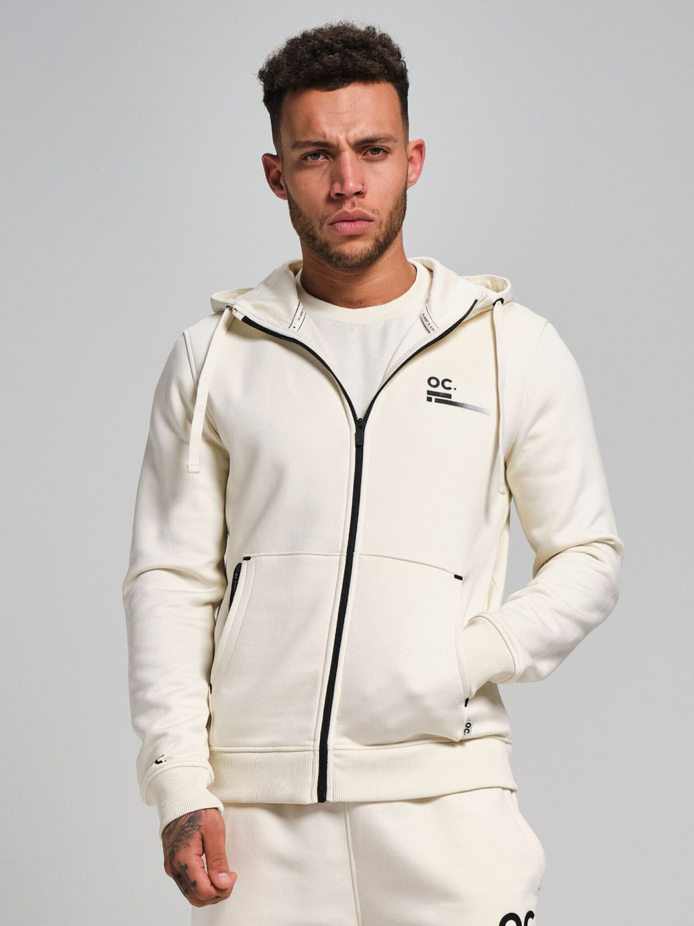 Толстовка мужская ORIGINAL CREATOR ZIP HOODIE, Молочный