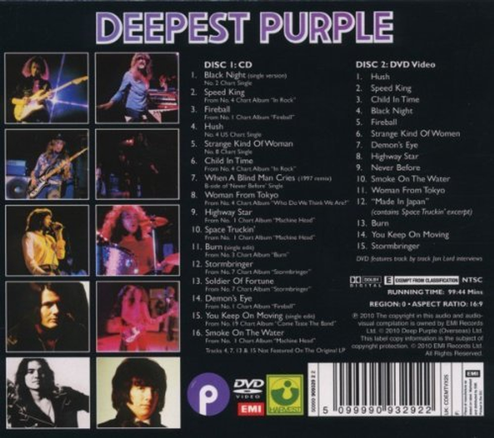 Deep Purple / Deepest Purple - The Very Best Of (CD+DVD)