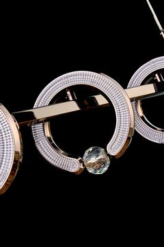 Подвесной светильник 3000-5500K LE7710/7L Black Chrome черный хром Ani Leon