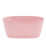 Горшок для цветов InGreen BARCELONA ORCHID 2,7л, 275х145мм овальный, розовый перламутровый