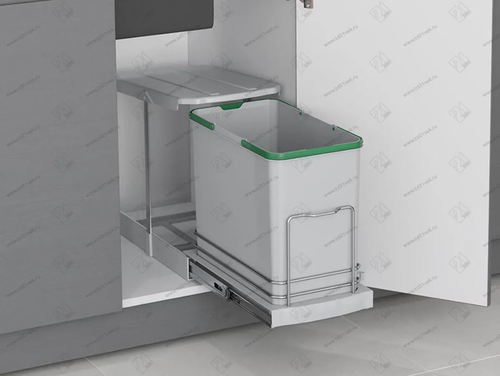 S-2571-G Мусорное ведро в базу 400 мм, Starax Large Busket, (260x440x400 мм)