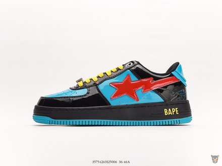 Кроссовки Marvel x Bape STA Low "Black Widow"