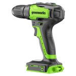 Аккумуляторная ударная дрель шуруповерт Greenworks GD24DD60K2, 3704107UA, 24v, АКБ 2 А·ч и ЗУ в кейсе