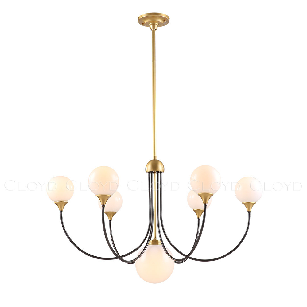 Люстра Cloyd GERM C13 / Ø100 см - латунь/черн. (арт.10126)