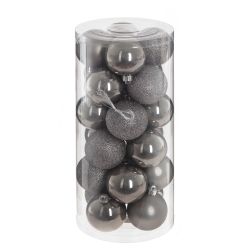 GAEM Набор из 24шт Украшение новогоднее "Шар", D 6 см, L14 W14 H30,5 см