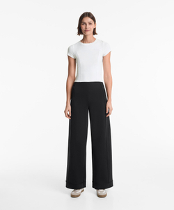 OYSHO Брюки из неопрена, черный