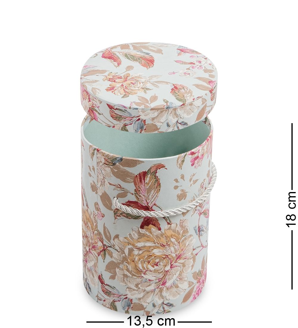 WG-78/1-B Коробка подарочная «Цилиндр» цв.голубой