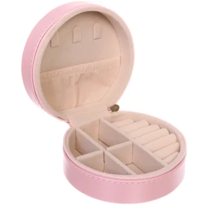 Шкатулка для украшений «ЛАУРИЦЦА», цвет пудровая роза, 10*10*5см (коробка)