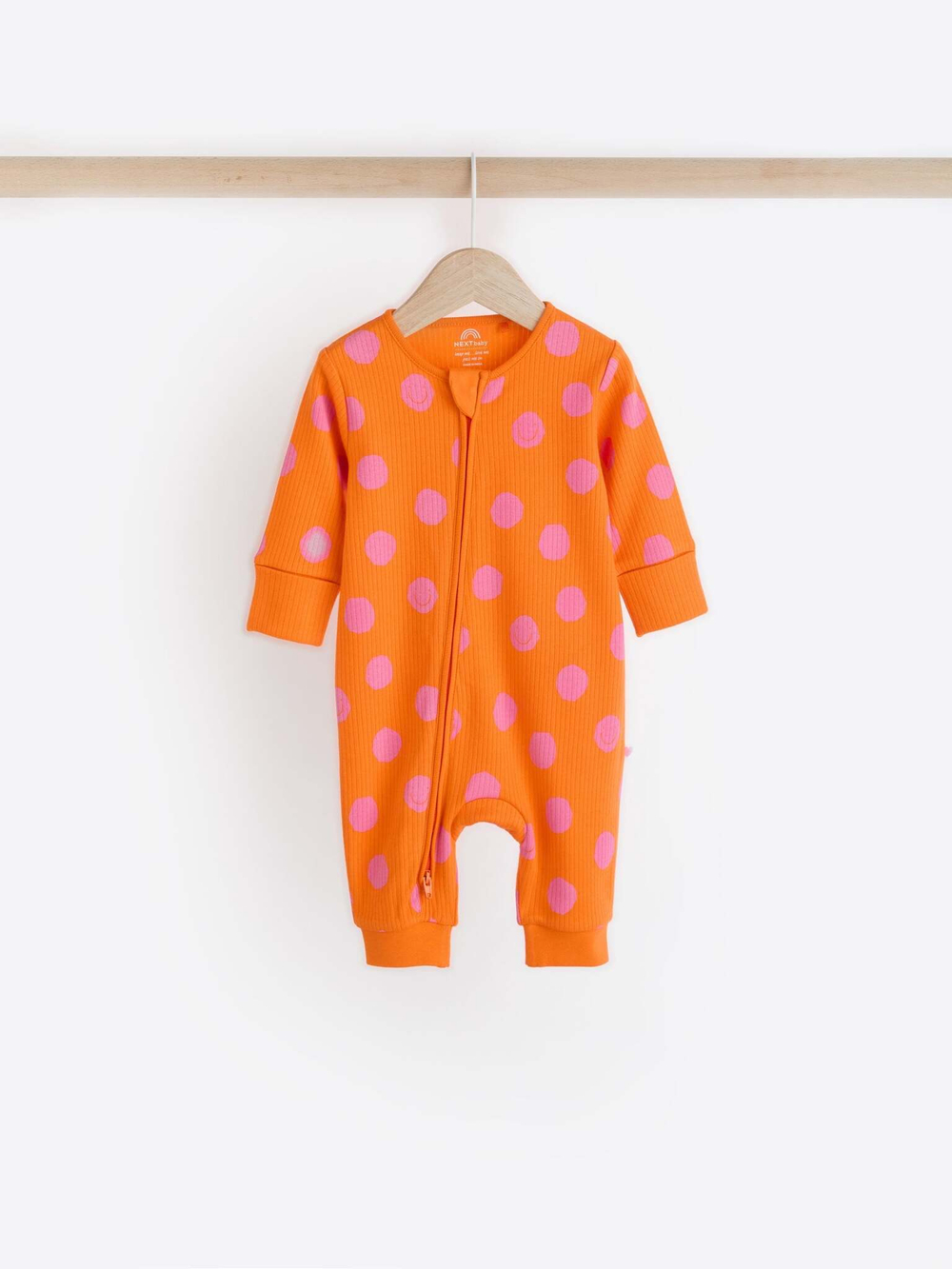 Комбинезон / Cлип для малышей Next N77-701, 3 шт., Розовый, Оранжевый