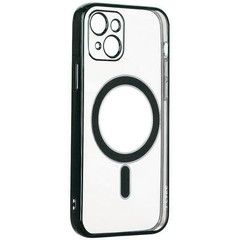 Силиконовый чехол J-case с магнитом (MagSafe) для iPhone 13 (6.1) 2021 (Зеленый)