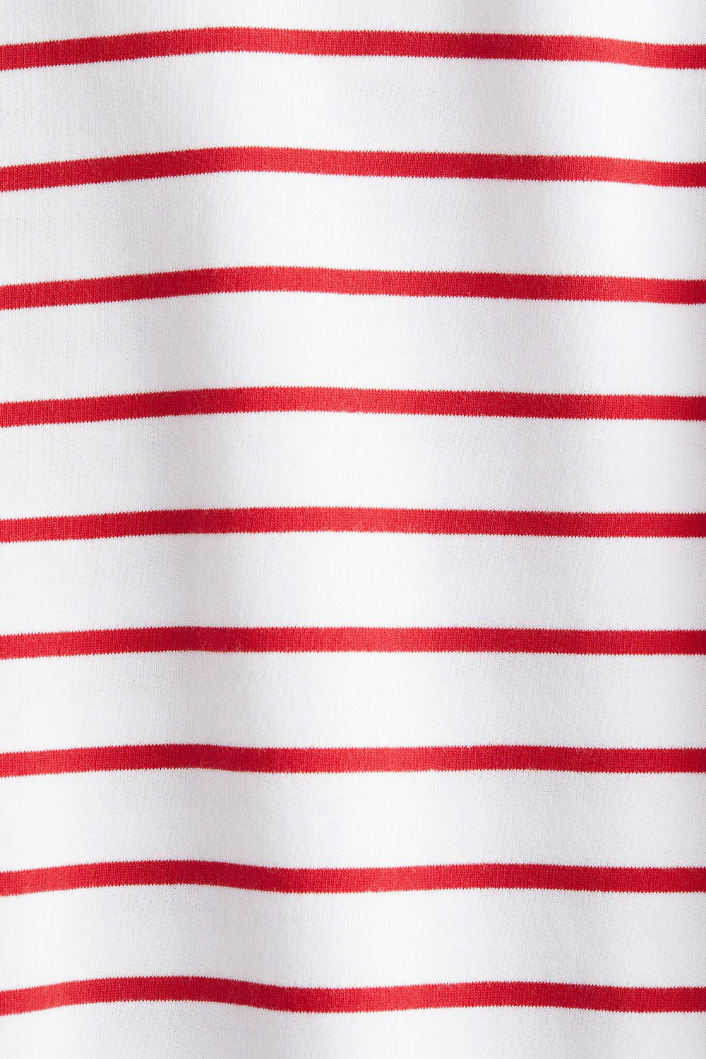 H&M Толстовка с круглым вырезом, белый/красный