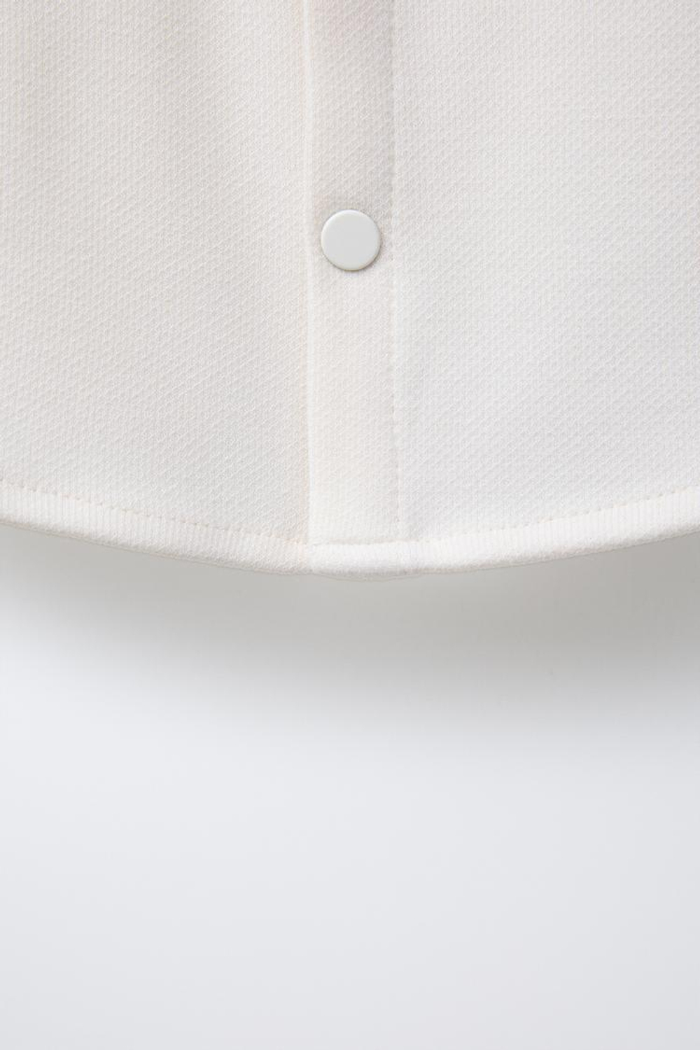 ZARA РУБАШКА COMFORT, ЭКРЮ