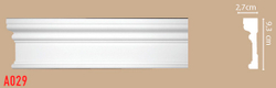 Молдинг гладкий Decomaster A029 93*27*2000мм
