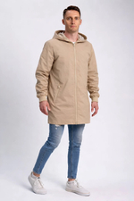 Ветровка-плащ мужская "HN-13" бежевый