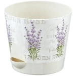 Кашпо НИКА ДЕКО D120мм 0,8л с прикорневым поливом лаванда 0,11,12х0,12м