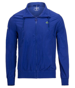 Мужская теннисная кофта Lacoste Men's Sport Novak Djokovic Lightweight Zip Jacket - blue