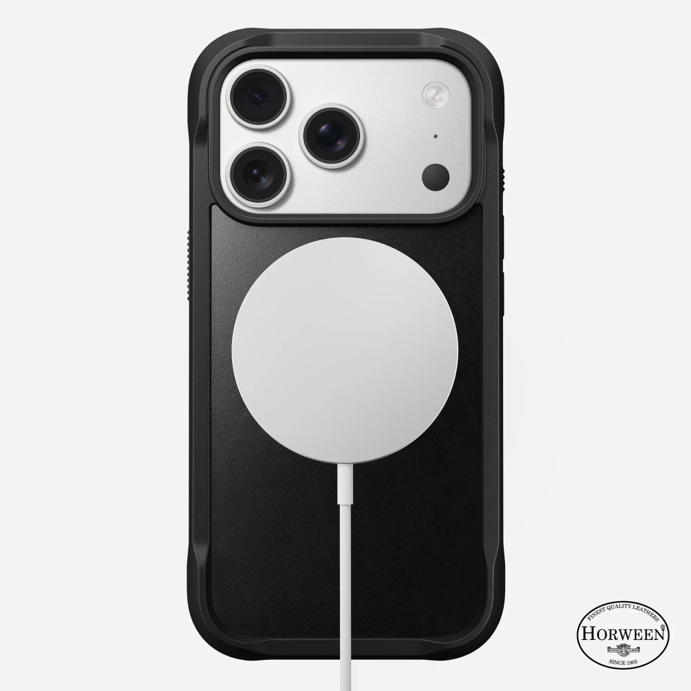 Чехол Nomad Rugged Case horween для iPhone 17 Pro черный