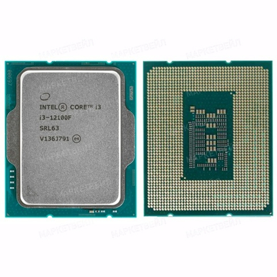 Процессор CPU Intel Core i3-12100F, LGA1700 (3.3GHz/12MB/4 cores), TDP 60W, OEM