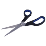 Ножницы BRAUBERG "Soft Grip" 190 мм черно-синие резиновые вставки 3-х сторонняя заточка (6 штук в упаковке)