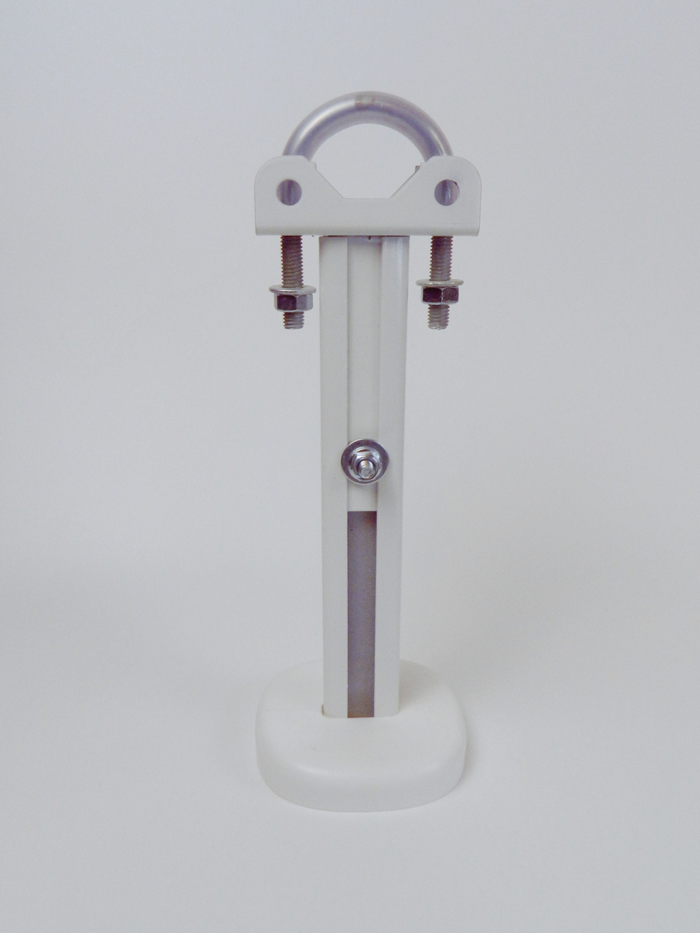 Кронштейн напольный регулируемый Кайрос САР2 на хомуте (стойка 200 мм) для алюм и биметалл радиаторов