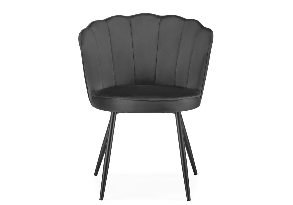 Стул на металлокаркасе Coral grey / black