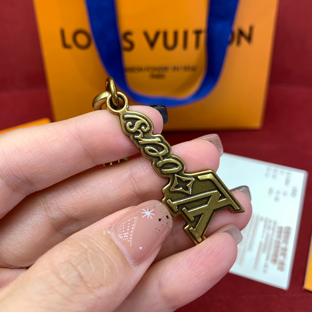 Louis Vuitton Chain Belt Pearls Bag Charm