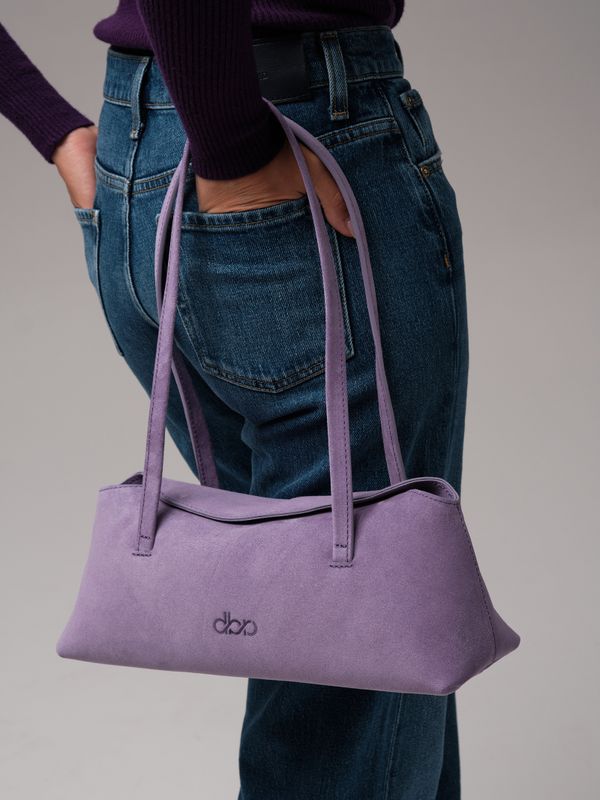 Женская замшевая сумка DBR 31127 лиловый