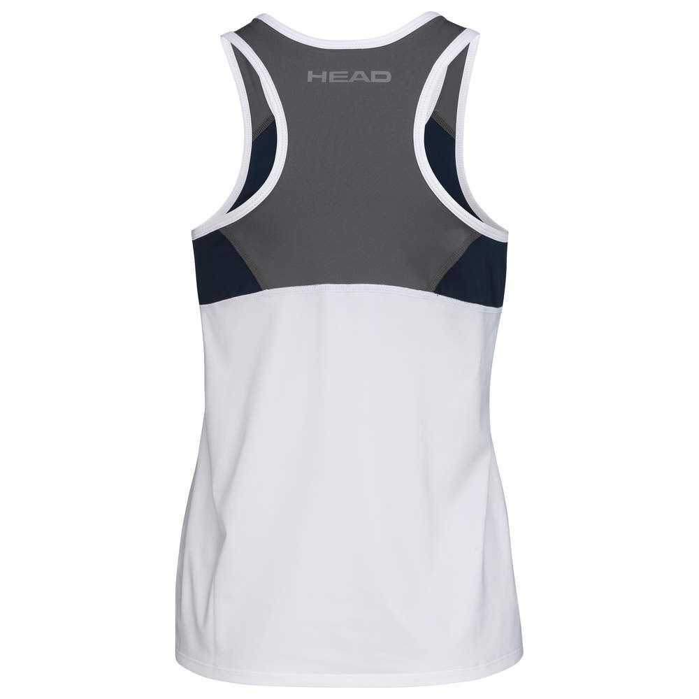 Женский топ теннисный Head Club 22 Tank Top W - белый