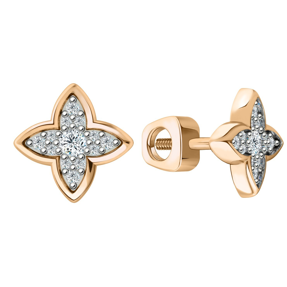 Серьги из золота 585 пробы