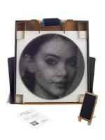 Фотокартина нитями RingString своими руками, основа картины квадрат, создается нитями по вашей фотографии