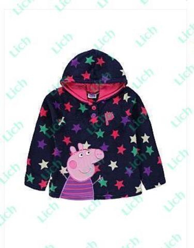 Худи со звездами и аппликацией свинки Пеппы