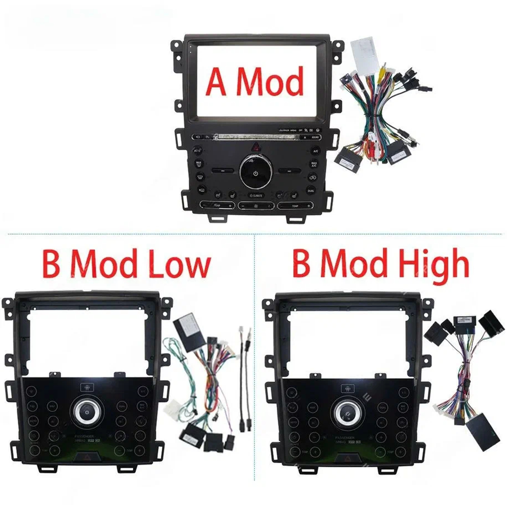 Магнитола для Ford Edge 2010-2015 - Carmedia SF-9065-B (кнопки и крутилки), Android 12, TS10, CarPlay, 4G SIM-слот