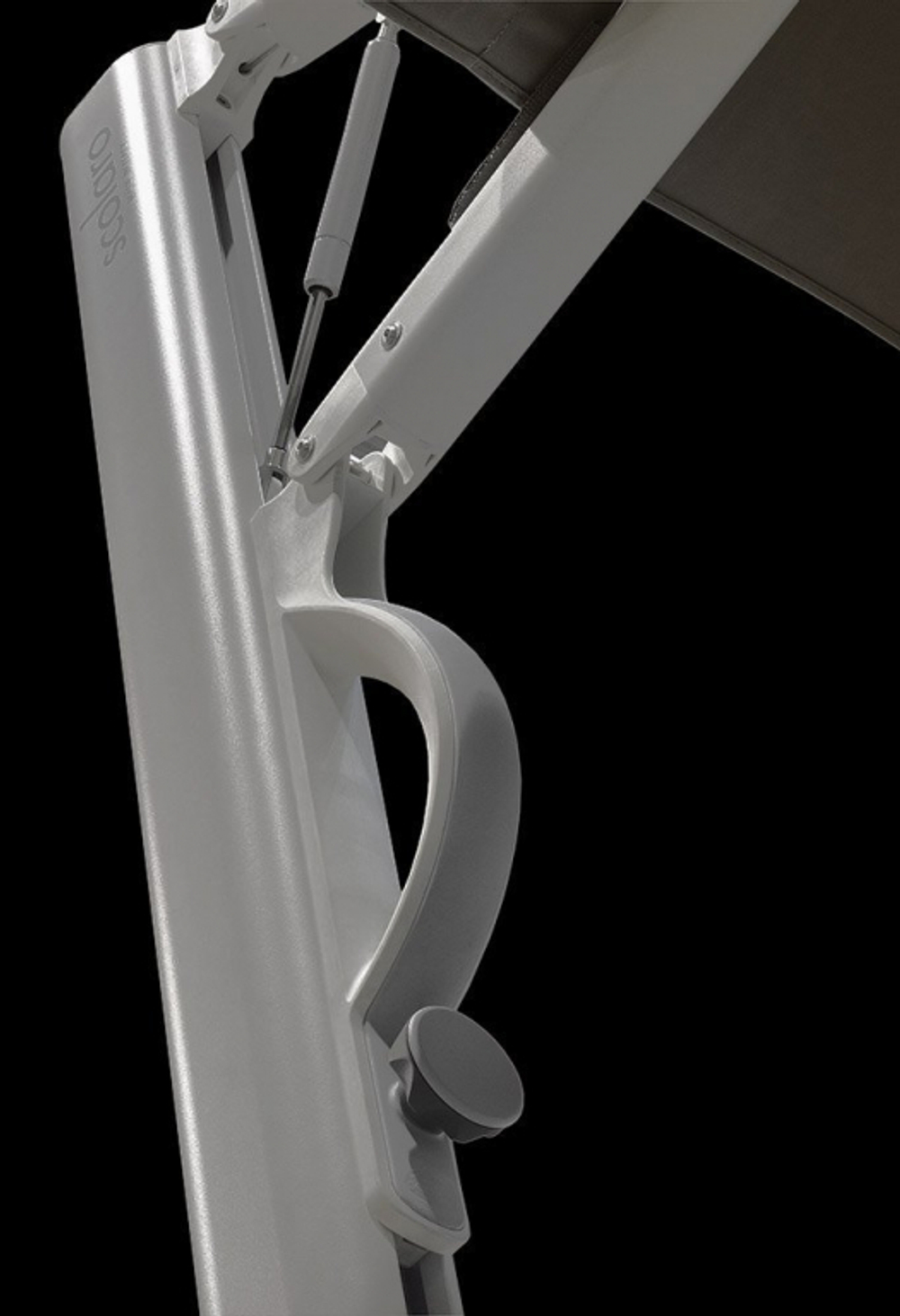 Зонт профессиональный Scolaro Astro Titanium, титан, слоновая кость, 2900х2900