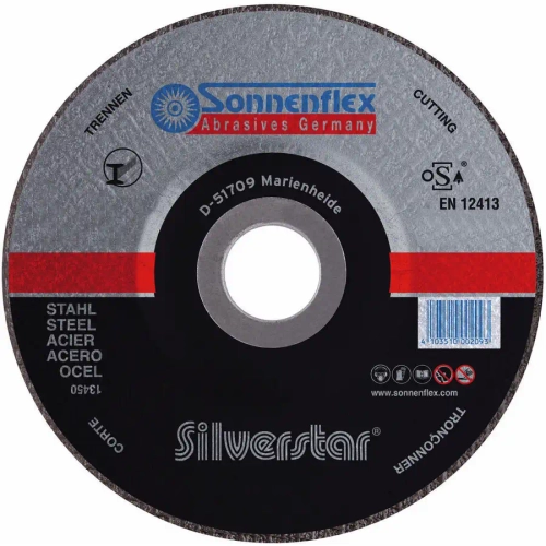 Отрезной диск по металлу Silverstar 230x2,5x22,23 AS40 Sonnenflex 00253