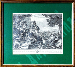 Карделли C. Скотти Д. Сражение при Бородино. Россия. Резцовая гравюра. 1814