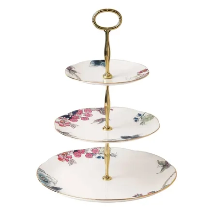 Wedgwood Стеклянный поднос с бабочками, 3-й уровень