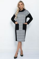 Платье Брэтта (светло-серое) П11355 LT Collection