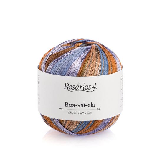 Пряжа ROSARIOS 4 Boa-Vai-Ela (38% хлопок, 32% акрил, 30% вискоза)