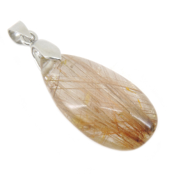 Кулон "Венера" кварц-волосатик