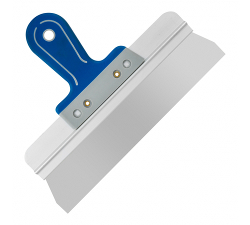 Шпатель фасадный прямой нерж.сталь 0,6мм литая рукоятка 300мм 12-9-030