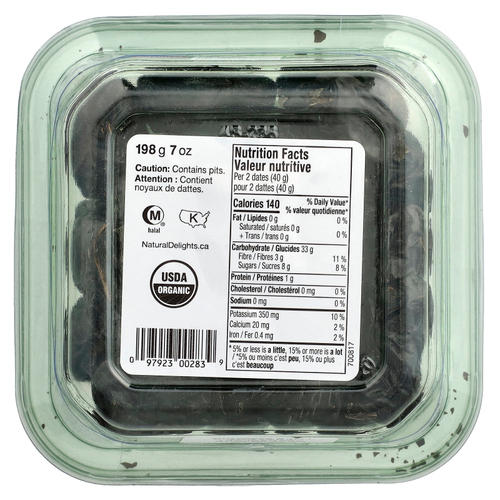 Natural Delights, финики аджва аль-медина, 198 г (7 унций)