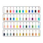 Маркер для скетчинга Basir, акриловый, серия "Котики" на водной основе, 48 цветов