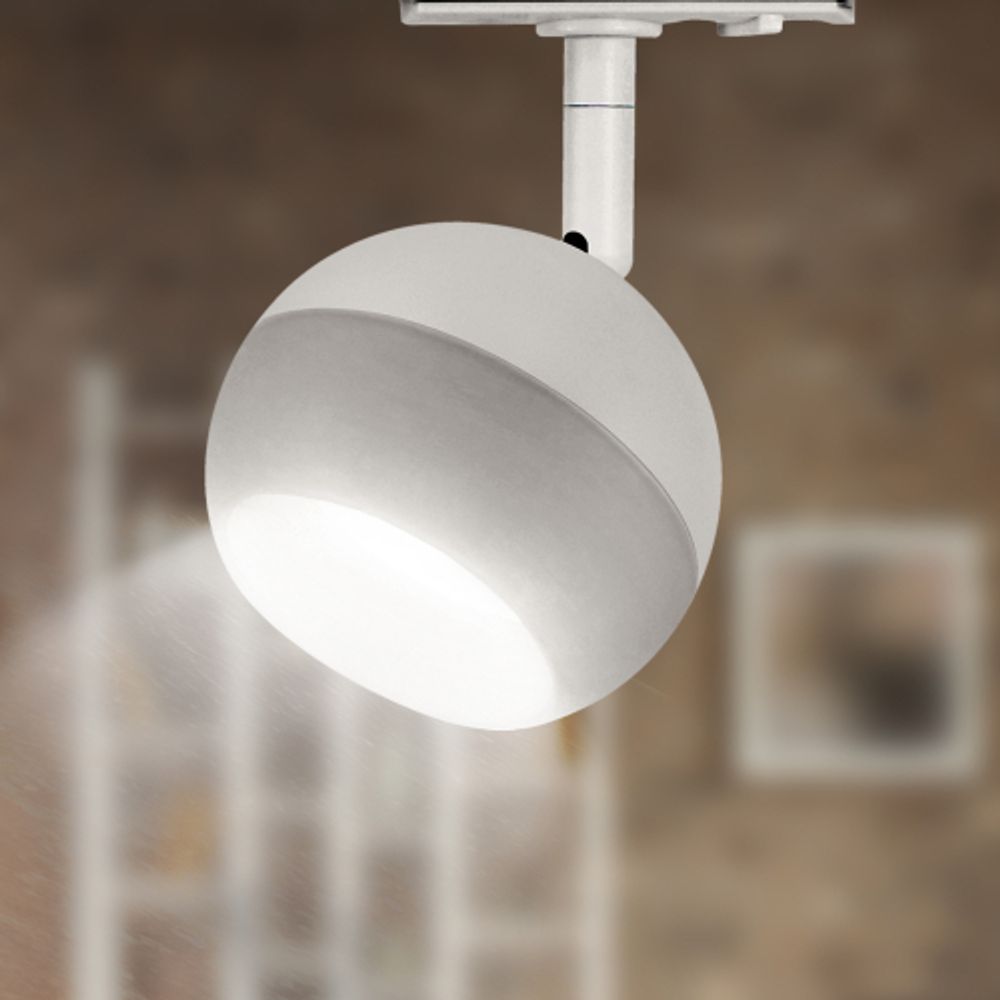 Трековый светильник однофазный ЭРА TR46 - GX53 WH под лампу GX53 белый | Однофазные светильники под лампу