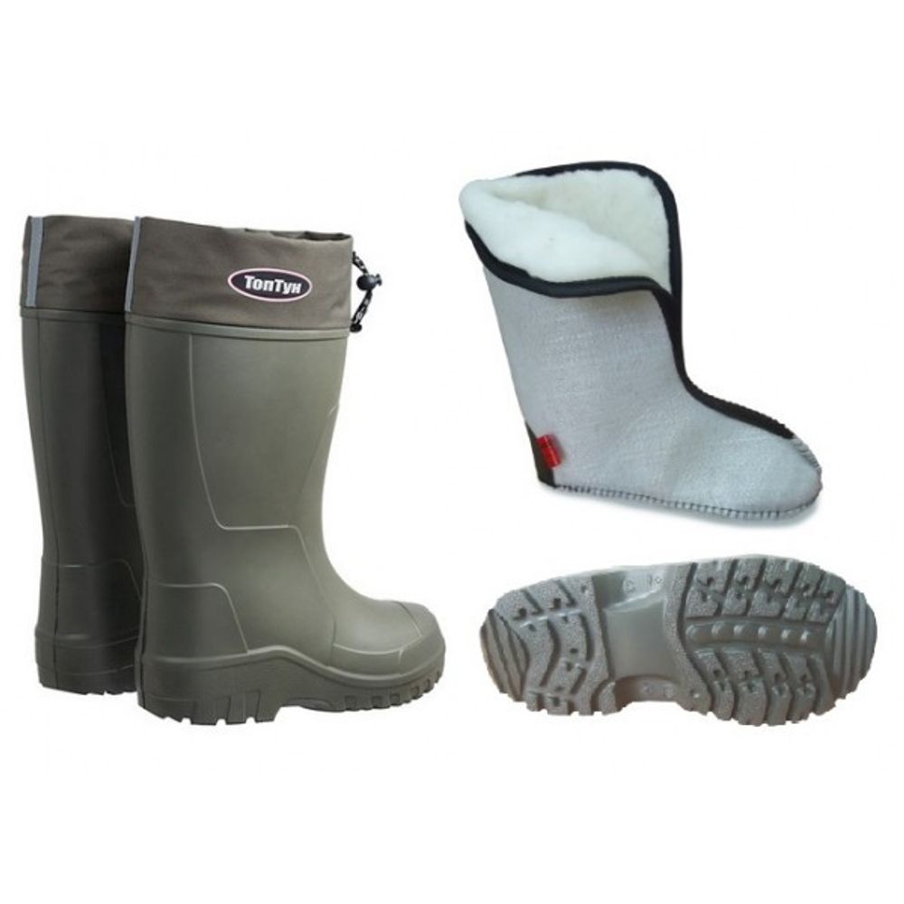 Сапоги мужские из ЭВА Топтун -50С с вкладышем