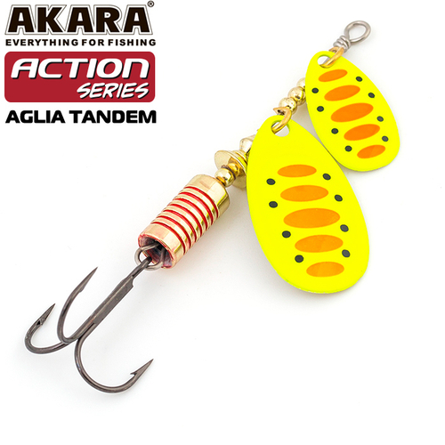 Блесна вращающаяся Akara Action Series Aglia Tandem 2/4 11 гр. 2/5 oz. A33