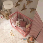 Кроватка детская Lillaland Lilla Aria с маятником Antique Pink