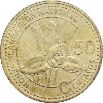 50 сентаво 1998-2007 Гватемала