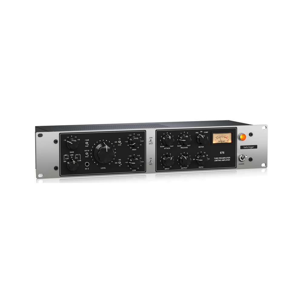 BEHRINGER 676 - классический ламповый предусилитель и FET компрессор с трансформаторами Midas