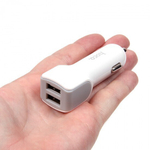 Автомобильный адаптер Hoco Z23 на 2 USB, 010516 Белый