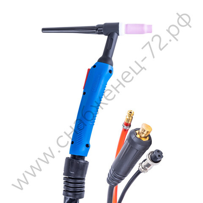 Varteg Горелка TIG-26 8м (разъем 35мм2, с кнопкой, пр-во FoxWeld/КНР)